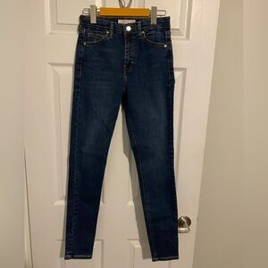 Topshop Dark Blue Jamie Jeans size 26
